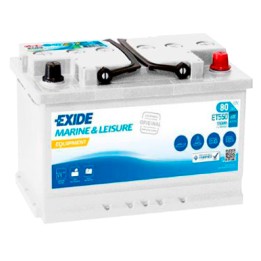 Batería EXIDE ET550 12V 80Ah 600A
