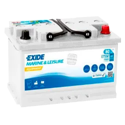 Bateria Exide ET550 80Ah EXIDE - 1