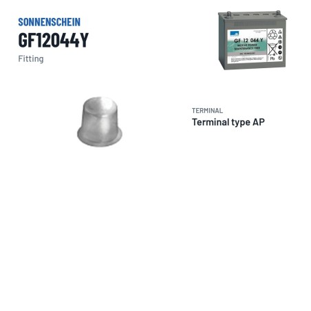 Batterie cyclique Sonnenschein GF12044Y 12V 50Ah GEL – bornes et fixation