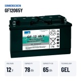 Bateria cíclica Sonnenschein GF12065Y 12V 78Ah GEL – dados principais