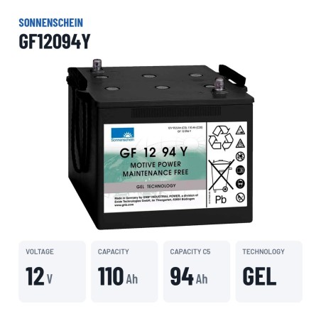 Batteria a ciclo profondo Sonnenschein GF12094Y 12V 110Ah GEL