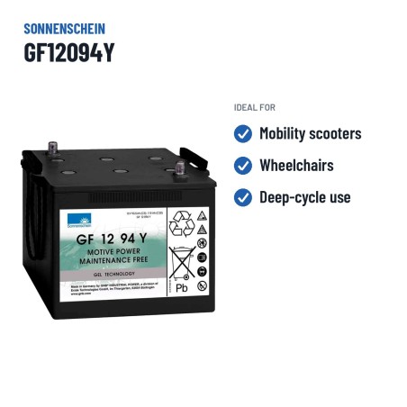 Batteria a ciclo profondo Sonnenschein GF12094Y 12V 110Ah GEL
