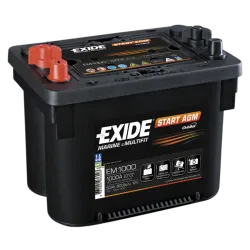Exide EM1000. Battery for nautical applications Exide 50Ah 12V