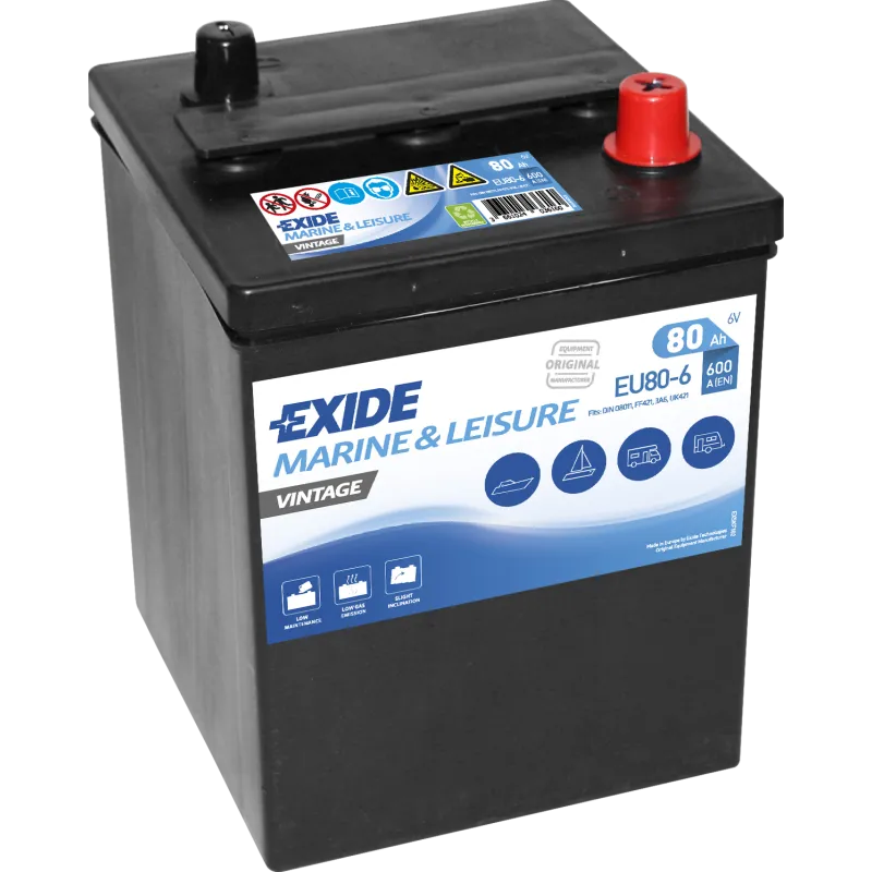 Batería Exide EU80-6 80Ah EXIDE - 1
