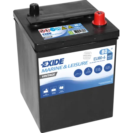 Batteria Exide EU80-6 80Ah EXIDE - 1
