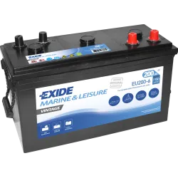 Exide EU200-6. Battery for nautical applications Exide 200Ah 6V