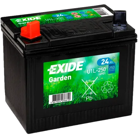 Battery Exide 49901(U1L-250) 24Ah EXIDE - 1