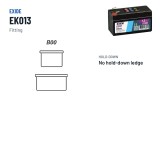 Car battery Exide EK013 12V 1.2Ah 18A AGM – terminal and hold-down