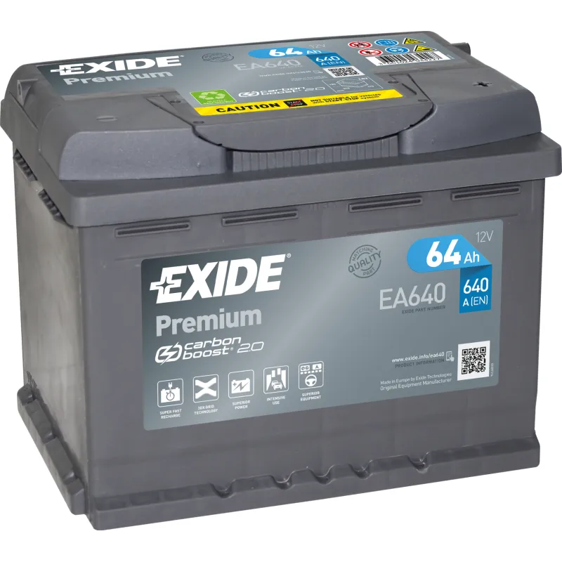 Batterie Exide EA640 64Ah EXIDE - 1