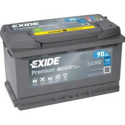 Exide EA900. batteria di avviamento Exide 90Ah 12V
