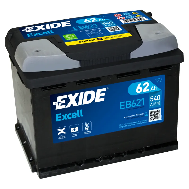 Bateria Exide EB621 62Ah EXIDE - 1