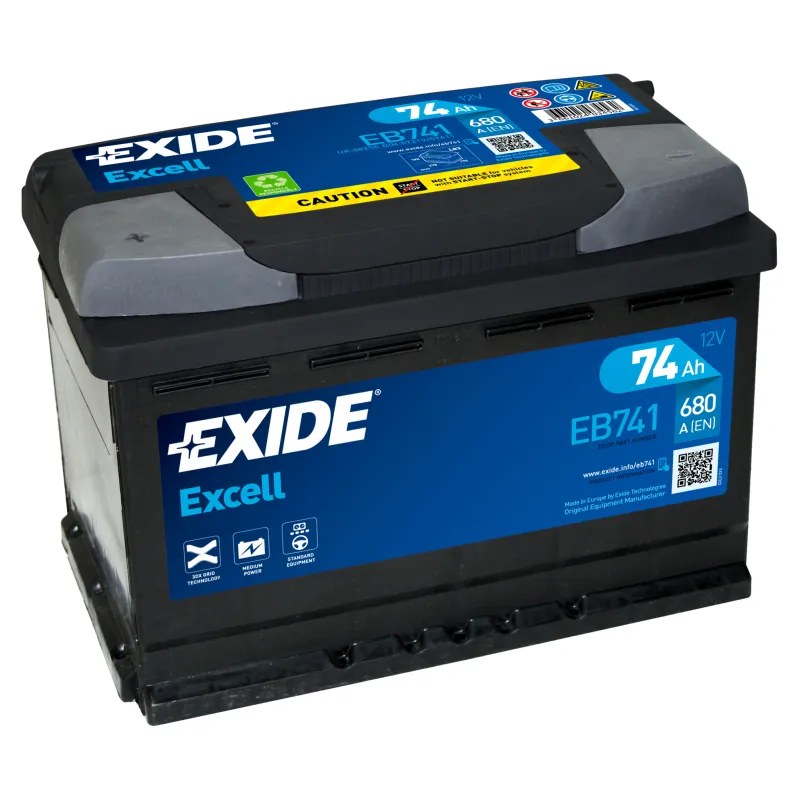 Bateria Exide EB741 74Ah EXIDE - 1