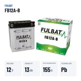 Motorcycle battery Fulbat FB12A-B 12V 12.6Ah 155A – key specs