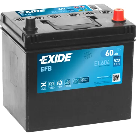 Batteria Exide EL604 60Ah EXIDE - 1
