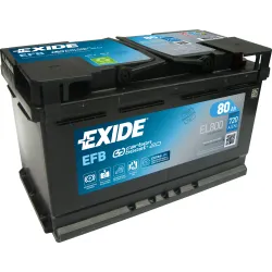 Battery Exide EL800 80Ah EXIDE - 1