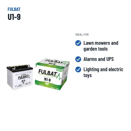 Rasenmäher-Batterie Fulbat U1-9 24V 25.3Ah 240A – empfohlene Einsatzbereiche