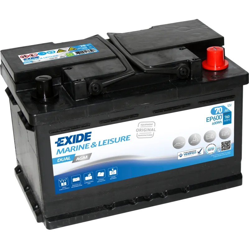 Battery Exide EP600 70Ah EXIDE - 1