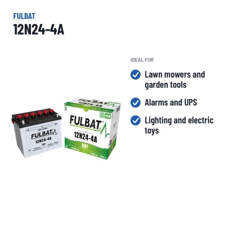Batteria per rasaerba Fulbat 12N24-4A 24V 25.3Ah 220A – usi consigliati