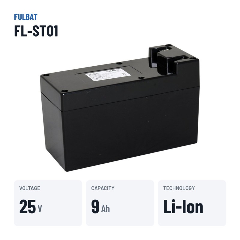 Batería de cortacésped Fulbat FL-ST01 25.2V 8.7Ah Li-Ion – datos clave
