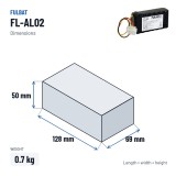 Lawnmower battery Fulbat FL-AL02 25.2V 5Ah Li-Ion | baterias.com