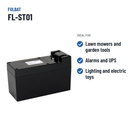 Lawnmower battery Fulbat FL-ST01 25.2V 8.7Ah Li-Ion – recommended uses