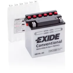 Exide EB10L-A2. Batería de moto Exide 11Ah 12V