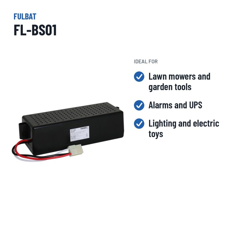 Bateria de corta-relva Fulbat FL-BS01 32.4V 3Ah Li-Ion – utilizações recomendadas
