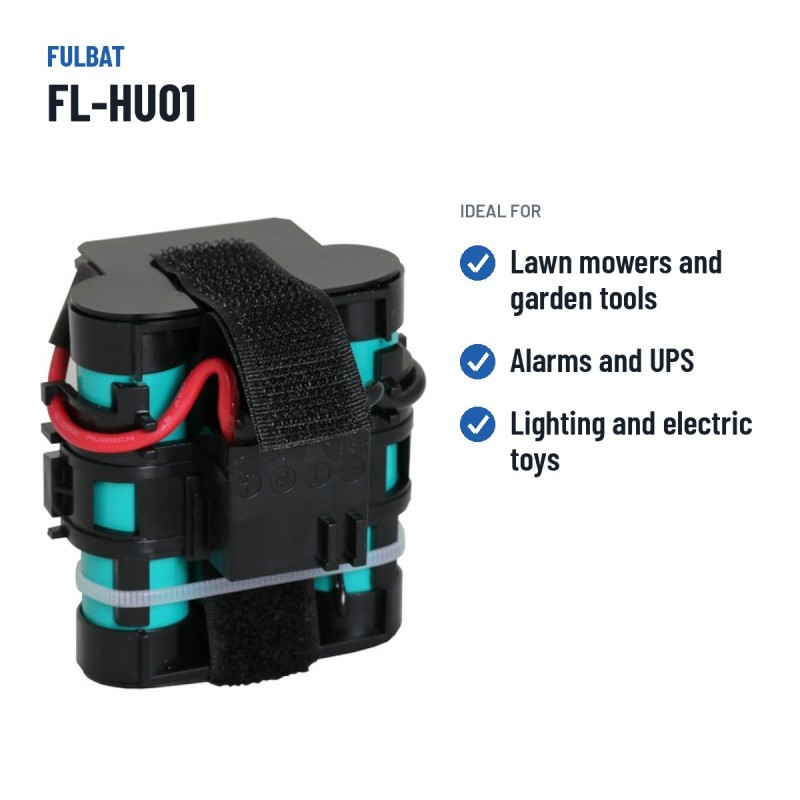 Bateria de corta-relva Fulbat FL-HU01 18V 2Ah Li-Ion – utilizações recomendadas