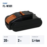 Batteria per rasaerba Fulbat FL-WX01 20V 2Ah Li-Ion – dati principali