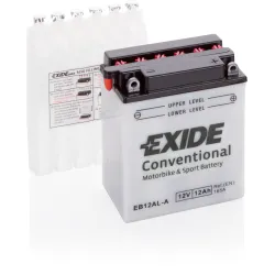 Exide EB12AL-A. Bateria de motocicleta Exide 12Ah 12V