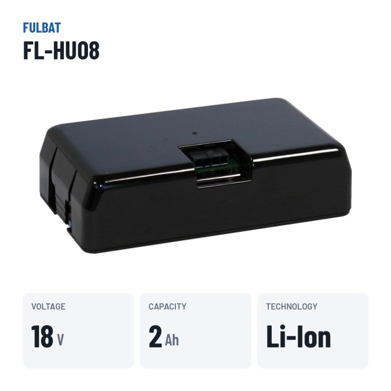 Rasenmäher-Batterie Fulbat FL-HU08 18.5V 2Ah Li-Ion – wichtigste Daten