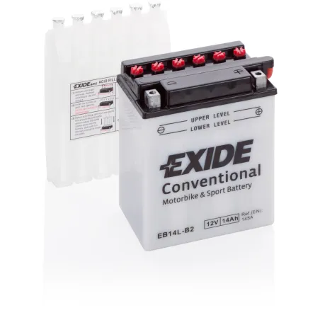 Exide EB14L-B2. Batterie de moto Exide 14Ah 12V