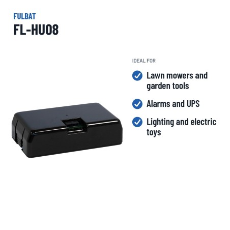 Batería de cortacésped Fulbat FL-HU08 18.5V 2Ah Li-Ion – usos recomendados