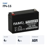 Batterie stationnaire onduleur Fulbat FP4-3.5 4V 3.5Ah AGM