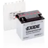 Exide E60-N24L-A. Batterie de moto Exide 28Ah 12V