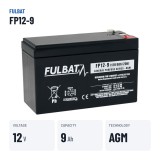Bateria estacionária UPS Fulbat FP12-9 12V 9Ah AGM – dados principais