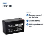 Lawnmower battery Fulbat FP12-10H 12V 10.5Ah AGM – recommended uses