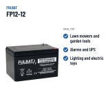 Lawnmower battery Fulbat FP12-12 12V 12Ah AGM – recommended uses