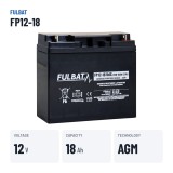 Batterie stationnaire onduleur Fulbat FP12-18 12V 18Ah AGM – caractéristiques clés