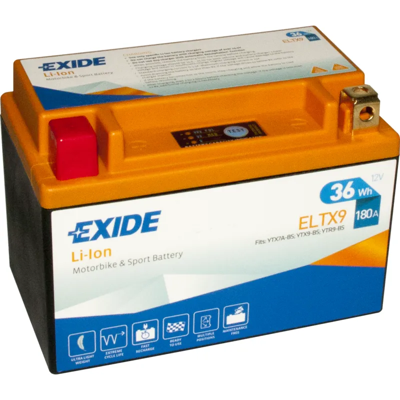Exide ELTX9. batterie de démarrage Exide 12V