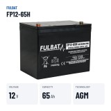 Bateria estacionária UPS Fulbat FP12-65H 12V 65Ah AGM – dados principais