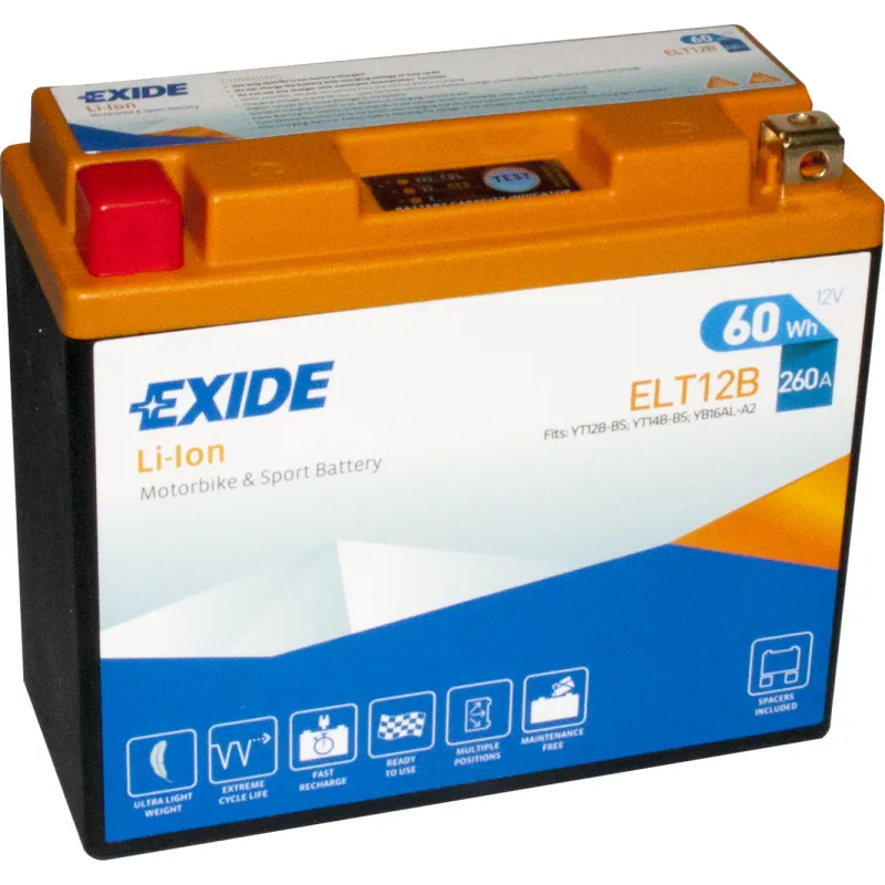 Exide ELT12B. starter battery Exide 12V