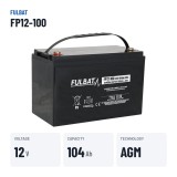 Stationary UPS battery Fulbat FP12-100 12V 104Ah AGM – key specs