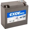 Exide GEL12-16. Motorradbatterie Exide 16Ah 12V