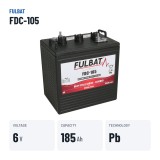 Batteria a trazione Fulbat FDC-105 6V 185Ah – dati principali