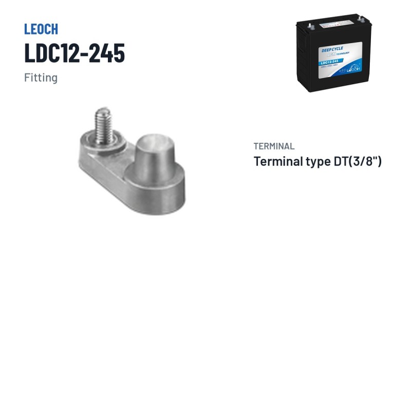 Batterie camping-car Leoch LDC12-245 12V 245Ah AGM | baterias.com