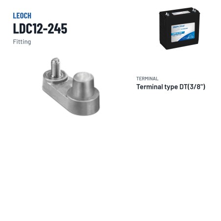 Batterie camping-car Leoch LDC12-245 12V 245Ah AGM | baterias.com