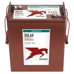Trojan SAGM 06 315. Bateria para aplicação solar Trojan 315Ah 6V