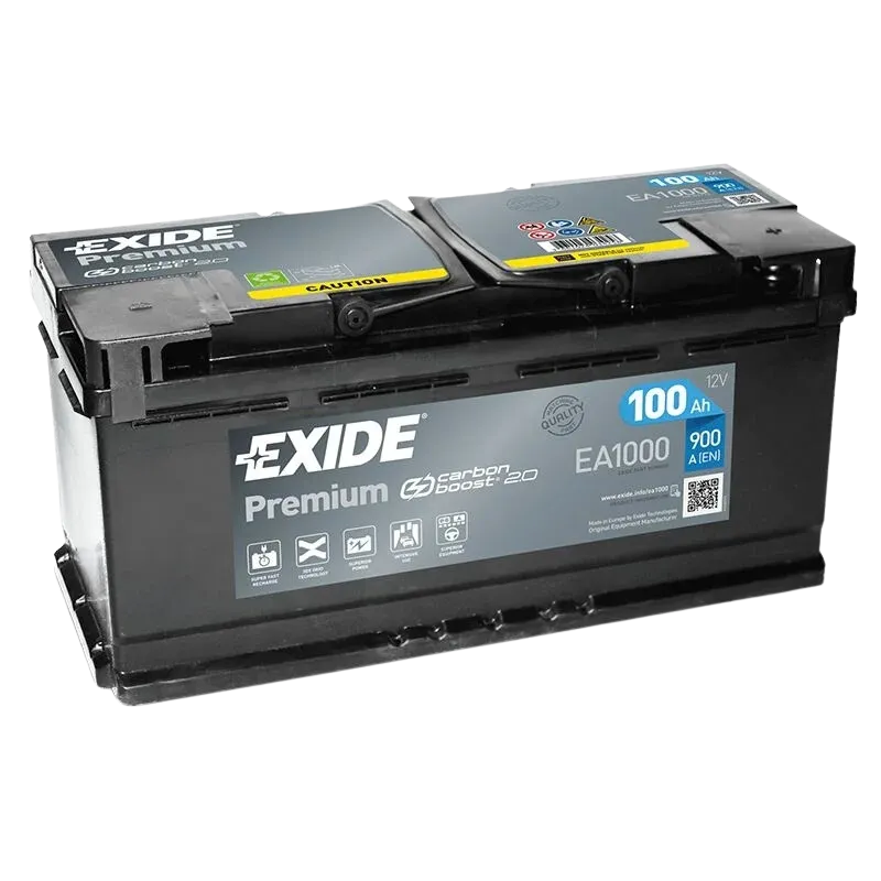 Exide EA1000. batteria di avviamento Exide 100Ah 12V
