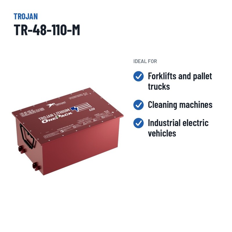 Lithium battery Trojan TR-48-110-M 48V 105Ah LiFePO4 – recommended uses